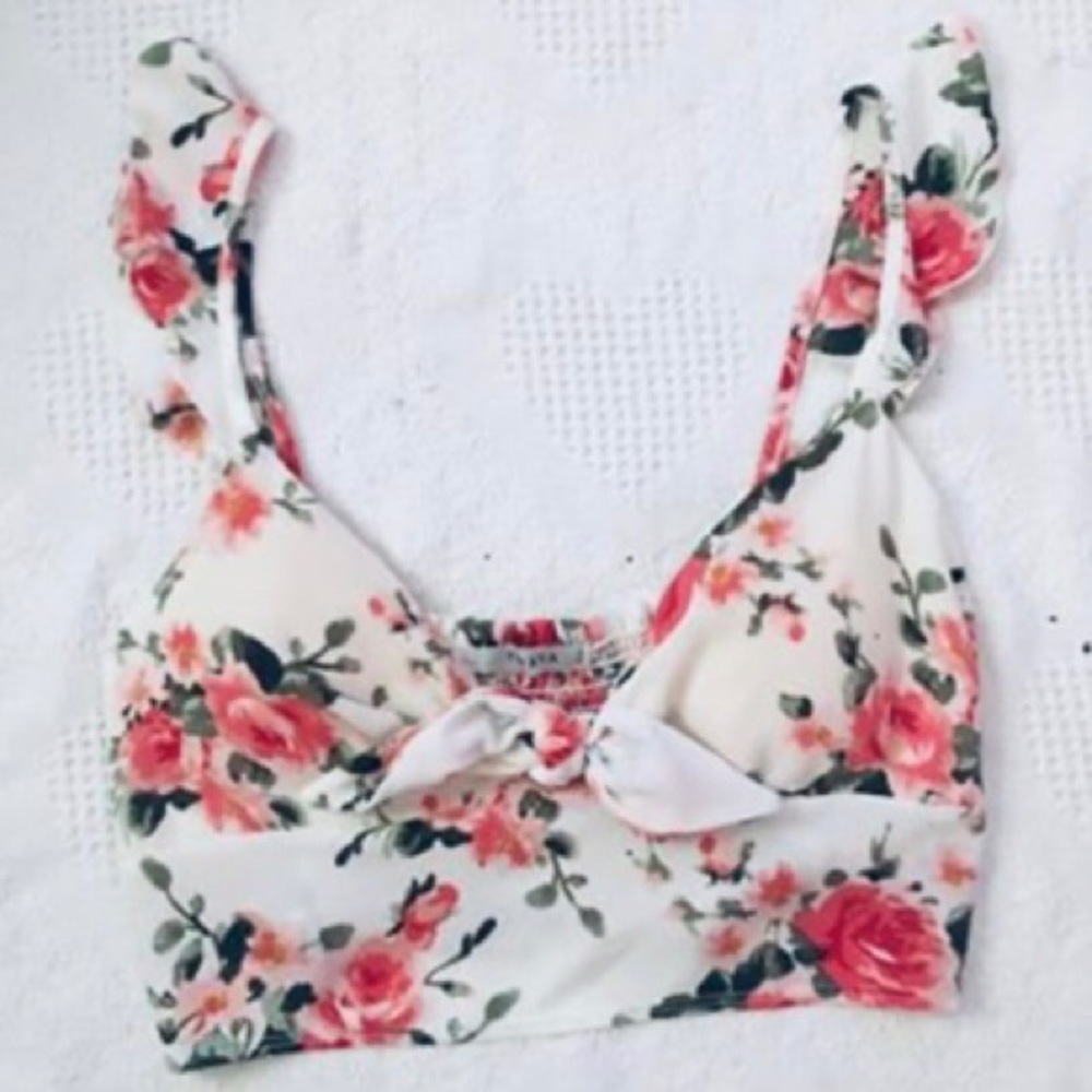 SOLD Floral Crop Top